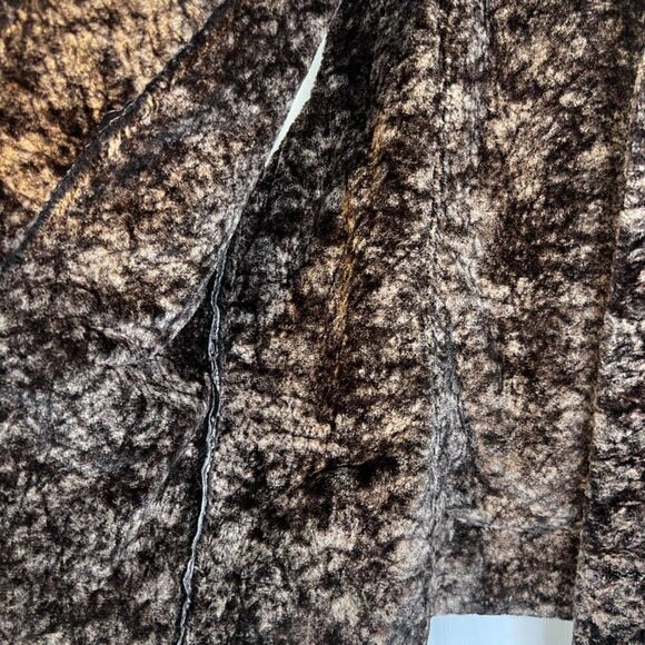 Genuine Leather & Faux Fur Sleeveless Vest Size Large Boho Western - Picture 11 of 11